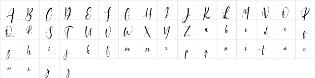 Sanoraya FREE Regular  glyph index