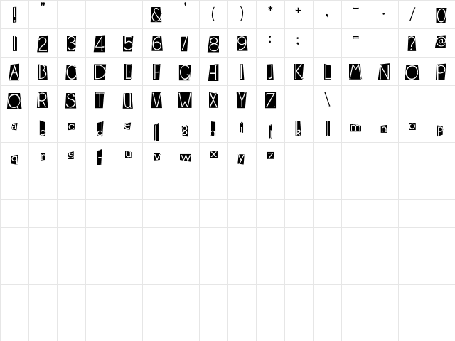 2Peas Field Marshall 2Peas Field Marshall  glyph index