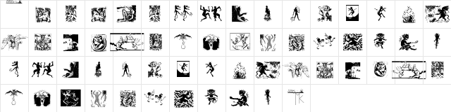 Devils Regular  glyph index