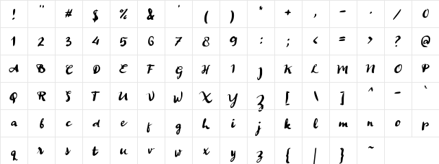 a Ancen Solutip Solutip  glyph index
