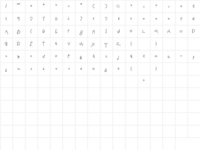 2Peas Good Mail Day Regular  glyph index