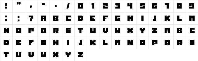 Owners Regular  glyph index