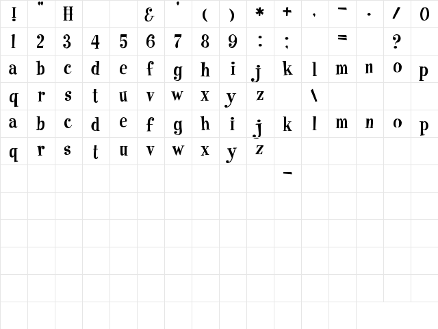 2Peas Tiger Tails 2Peas Tiger Tails  glyph index