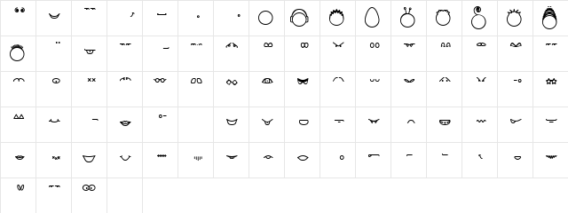 Head-Ding Maker BRK Regular  glyph index