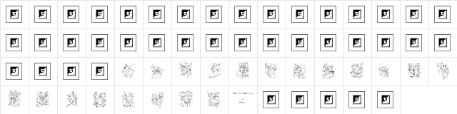 Batman and Company Regular  glyph index