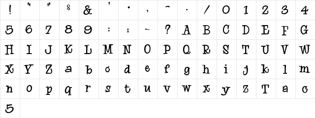 0 Whoa DNA Regular  glyph index