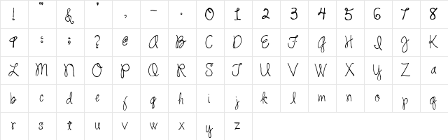 2Peas A Little Loopy Regular  glyph index