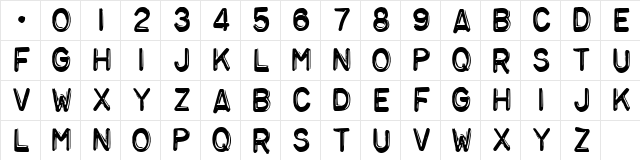 Embossing Tape 3 (BRK) Regular  glyph index