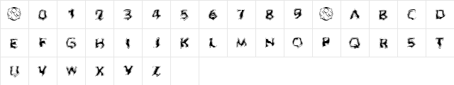 Ghoul Outline Fill Normal  glyph index