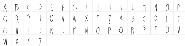 Giraffe plain  glyph index