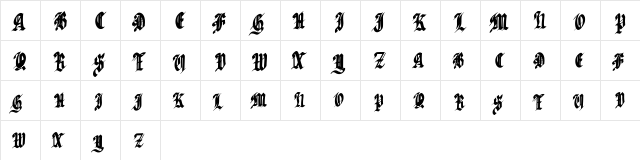 Sabhar FREE Regular  glyph index