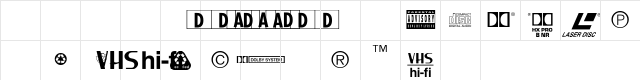 MisterToad Regular  glyph index