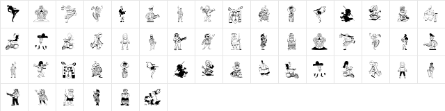 LeuteHeute Regular  glyph index