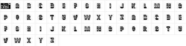 Cardiff Regular  glyph index