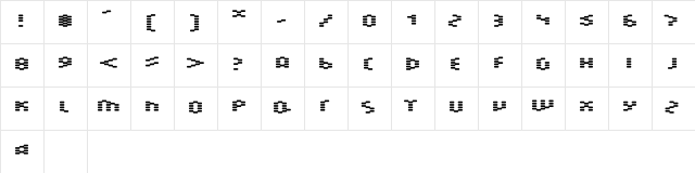 Sensory Input Normal  glyph index