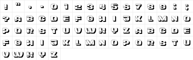 Search Regular  glyph index