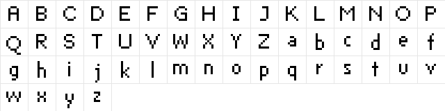 FFF Neostandard Trial Regular  glyph index