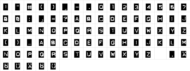 GF Ordner Normal Normal  glyph index