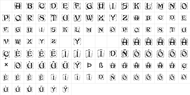 Initial-Caps1 Normal  glyph index