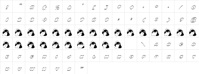 AL Fire Helmet Regular  glyph index