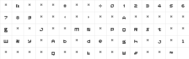 Laoism Deviant Regular  glyph index