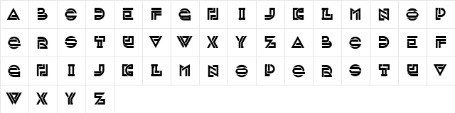 Investigation Regular  glyph index