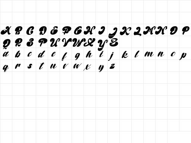 Random But Perfect Italic  glyph index