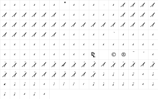 GREEKnor Medium  glyph index
