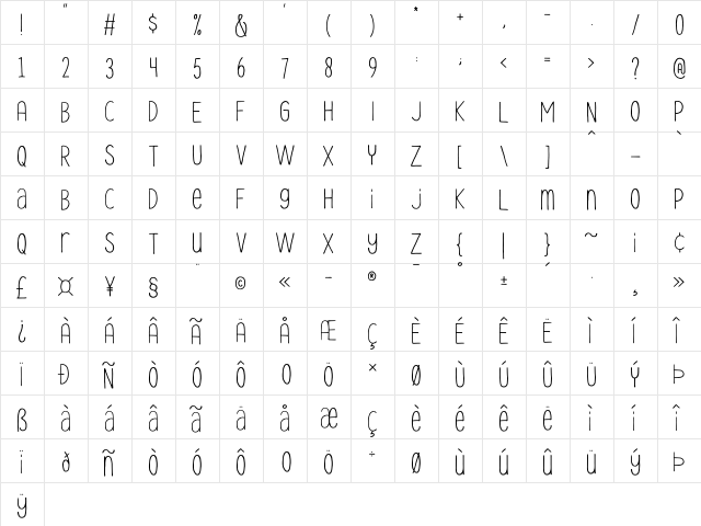Le-Havre-City-Light Havre-City-Light  glyph index