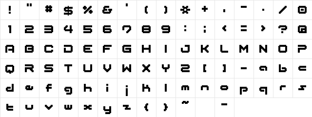 BM japan A12  glyph index