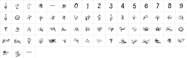 LTOffix Medium  glyph index