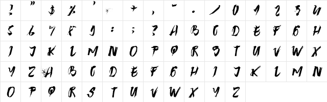 Clas! Medium  glyph index