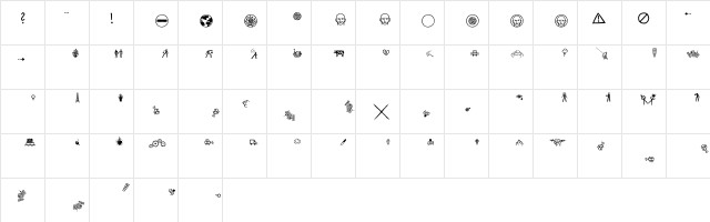 Elementary Earth  glyph index