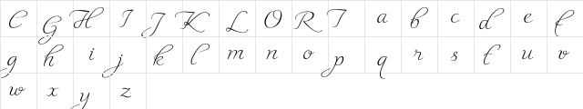 Frogtate Regular  glyph index