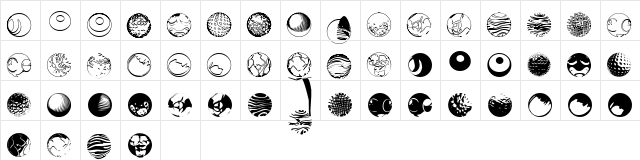 fts13 Regular  glyph index