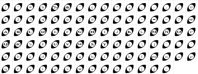 0Bead Regular  glyph index