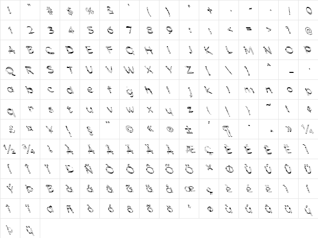 FZ HAND 21 SPOTTED LEFTY Normal  glyph index