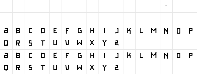 Officer Choice Regular  glyph index