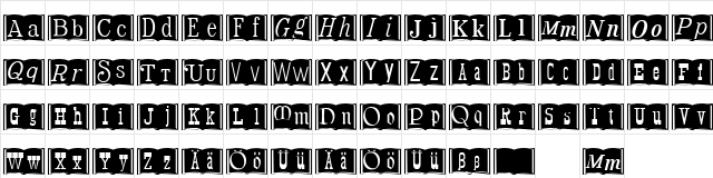 SpecimenBook.fog fog  glyph index