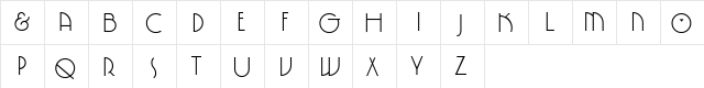 SpringGarden-Pl Regular  glyph index