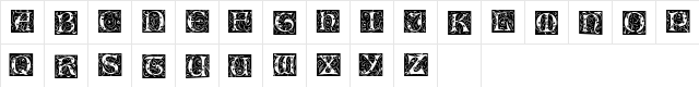 IlluminatiOneSSiDisplayCaps Medium  glyph index