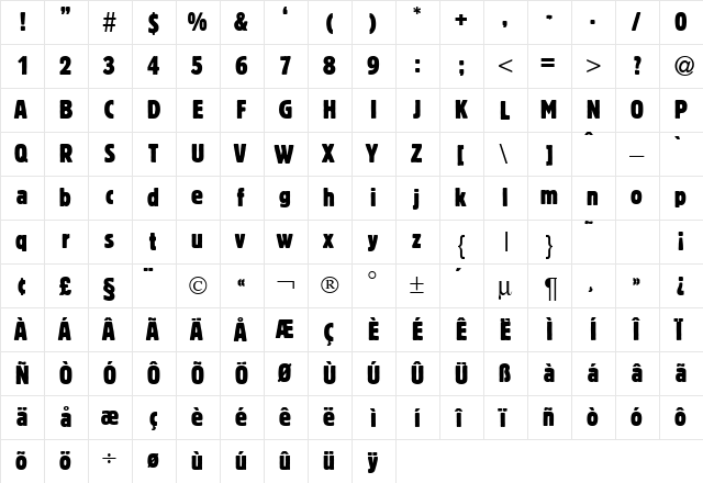 BlossumConDB Normal  glyph index