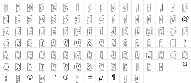 a_GrotoCmOtlUp Regular  glyph index