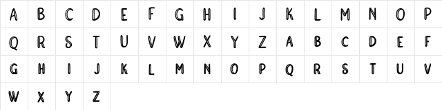 Agnostic Mirossa FREE Regular  glyph index