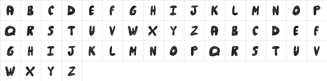 FD Grid Regular  glyph index