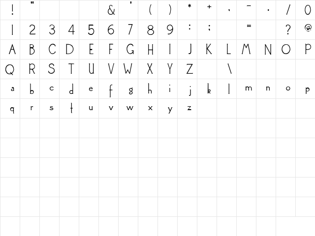 2Peas Submarine Regular  glyph index