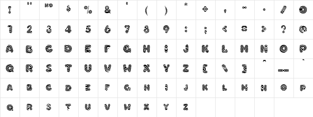 Thumbnail Regular  glyph index