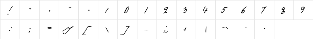 Gogol Regular  glyph index