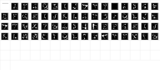 CircusFour Normal  glyph index