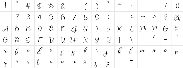 Holy Christmas Tree Regular  glyph index